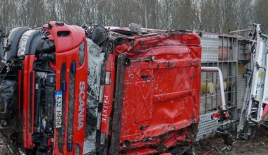 FOTO ⟩ «Sõidame koos inglitega…» Kunda päästjad meenutavad rasket õnnetust