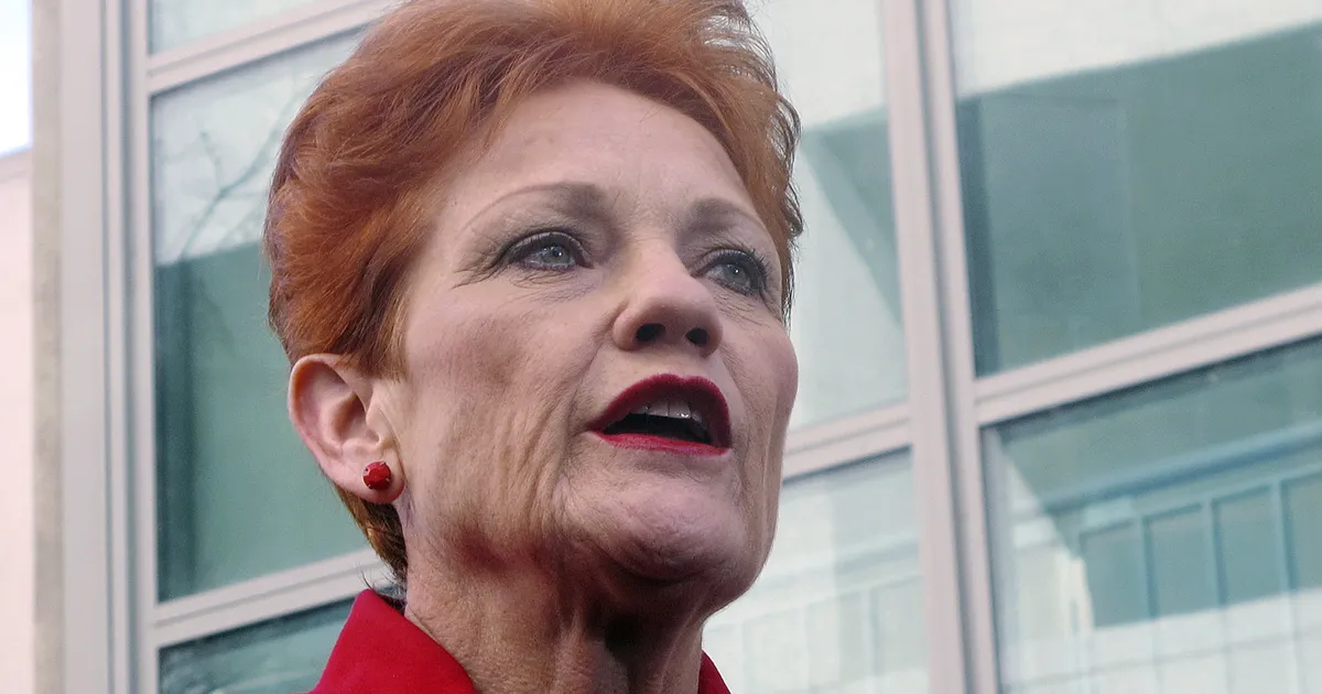 VIDEO ⟩ Austraalia paremäärmuslasest senaator marssis burkas parlamenti