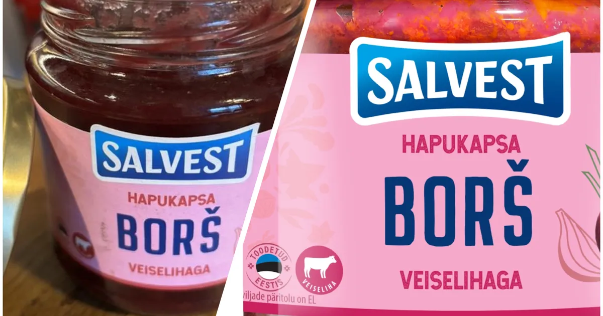 NALI VÕI EI? ⟩ Klient ostis poest borši, aga sai enda väitel hoopis vaarikamoosi