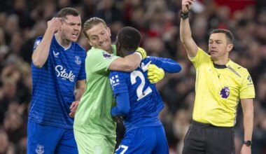 Everton teenis jabura punase kaardi, aga Man United sai ikkagi tappa ja püstitas antirekordi