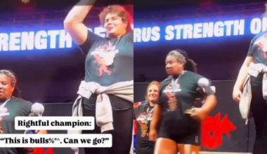 ÜLELIIGNE KEHAOSA ⟩ Maailma tugevaim naine kaotas ebasündsas videos ilmsiks tulnud detaili tõttu tiitli