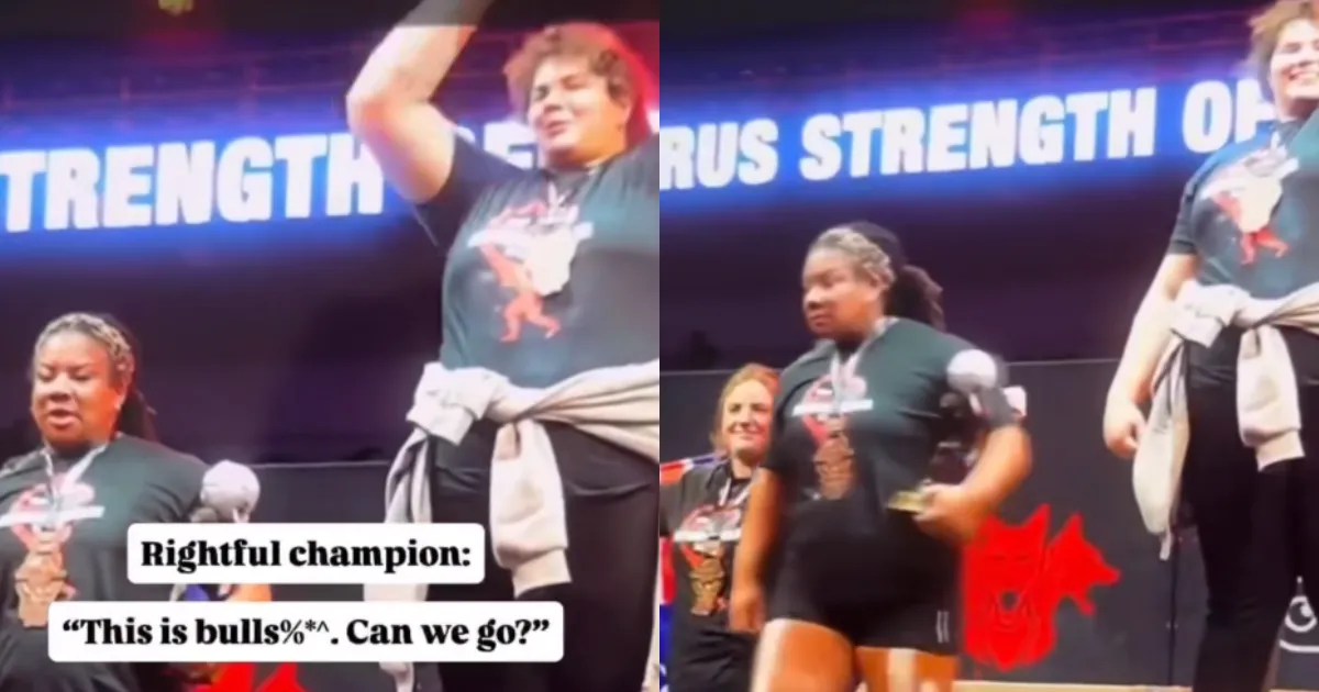 ÜLELIIGNE KEHAOSA ⟩ Maailma tugevaim naine kaotas ebasündsas videos ilmsiks tulnud detaili tõttu tiitli