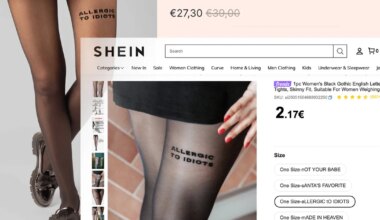 FOTOD ⟩ Kas Eesti bränd müüb 20-kordse juurdehindlusega sukkpükse? Ettevõte lükkab väite ümber, ent tunnistab, et kaup on Hiinast