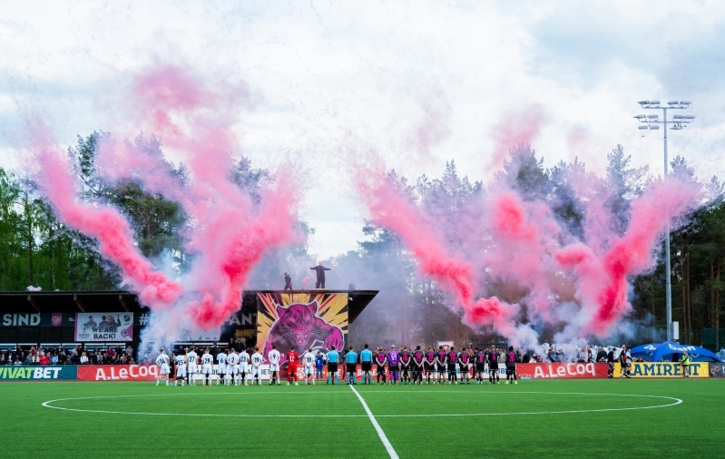 Hiiule jagus tulevärki pea sama palju kui mullu. Foto: Liisi Troska / jalgpall.ee