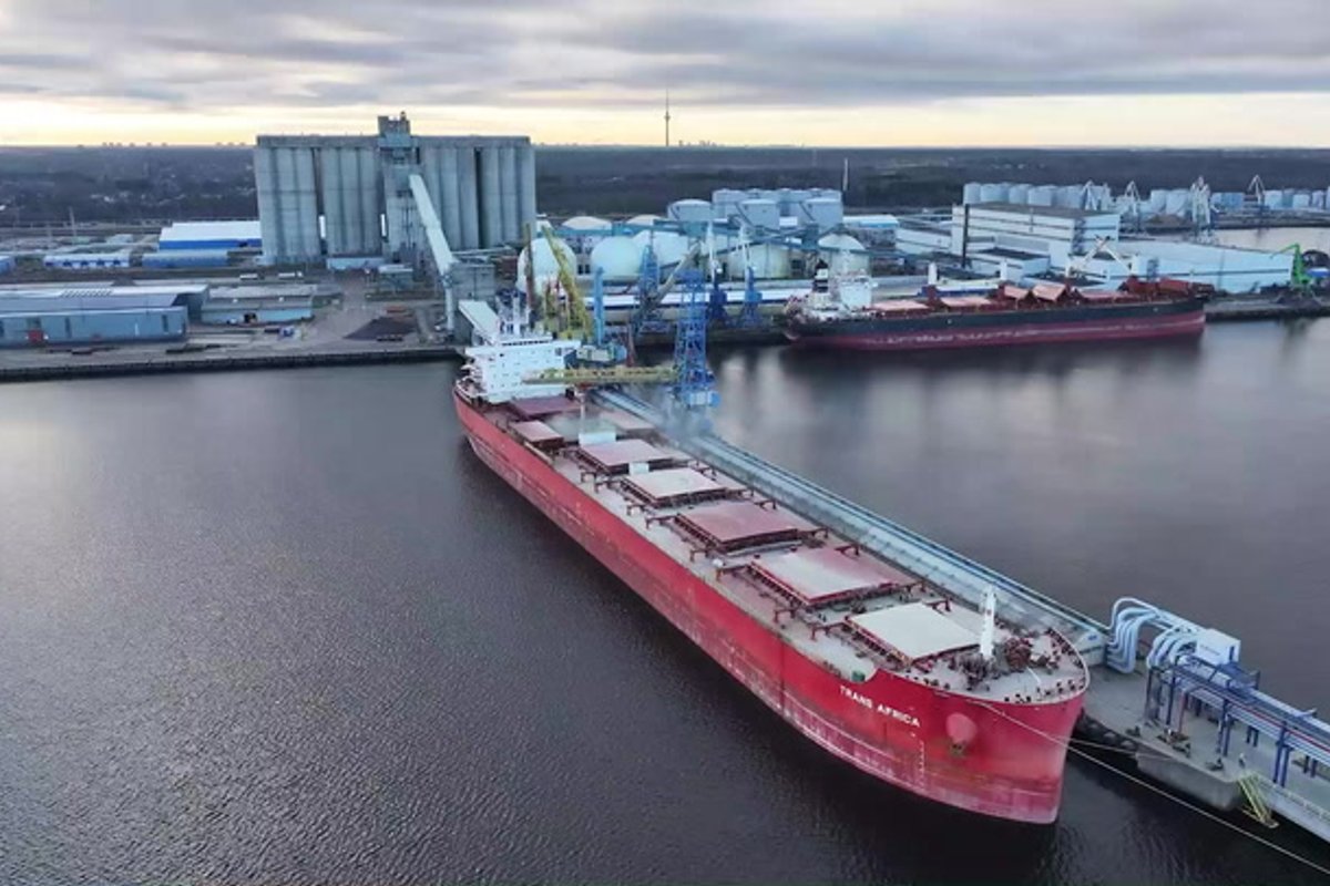 VIDEO | Muuga sadamast läheb teele üks ajaloo suurimaid viljalaevu