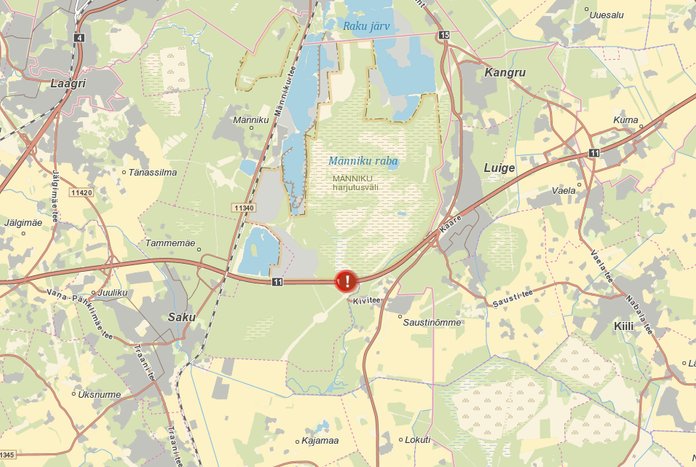 Avarii Tallinna ringteel.