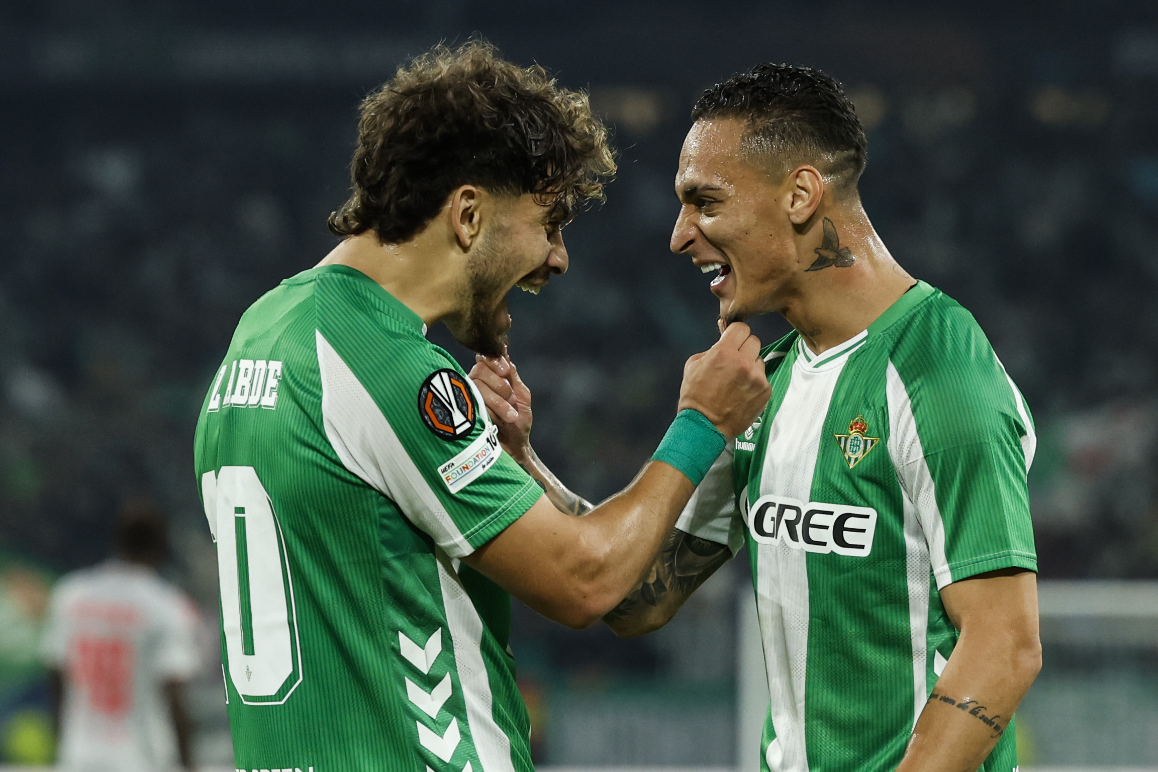 Real Betis nurjas Lyoni täisedu. Foto: Scanpix / Julio Munoz / EPA
