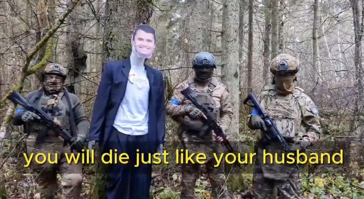 VIDEO: Ukraina võitlejad ähvardasid Charlie Kirki leske