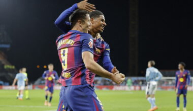 Lewandowski ja Rashfordi juhtimisel lustinud, samas jälle lasknud Barcelona tõusis Real Madridile lähemale