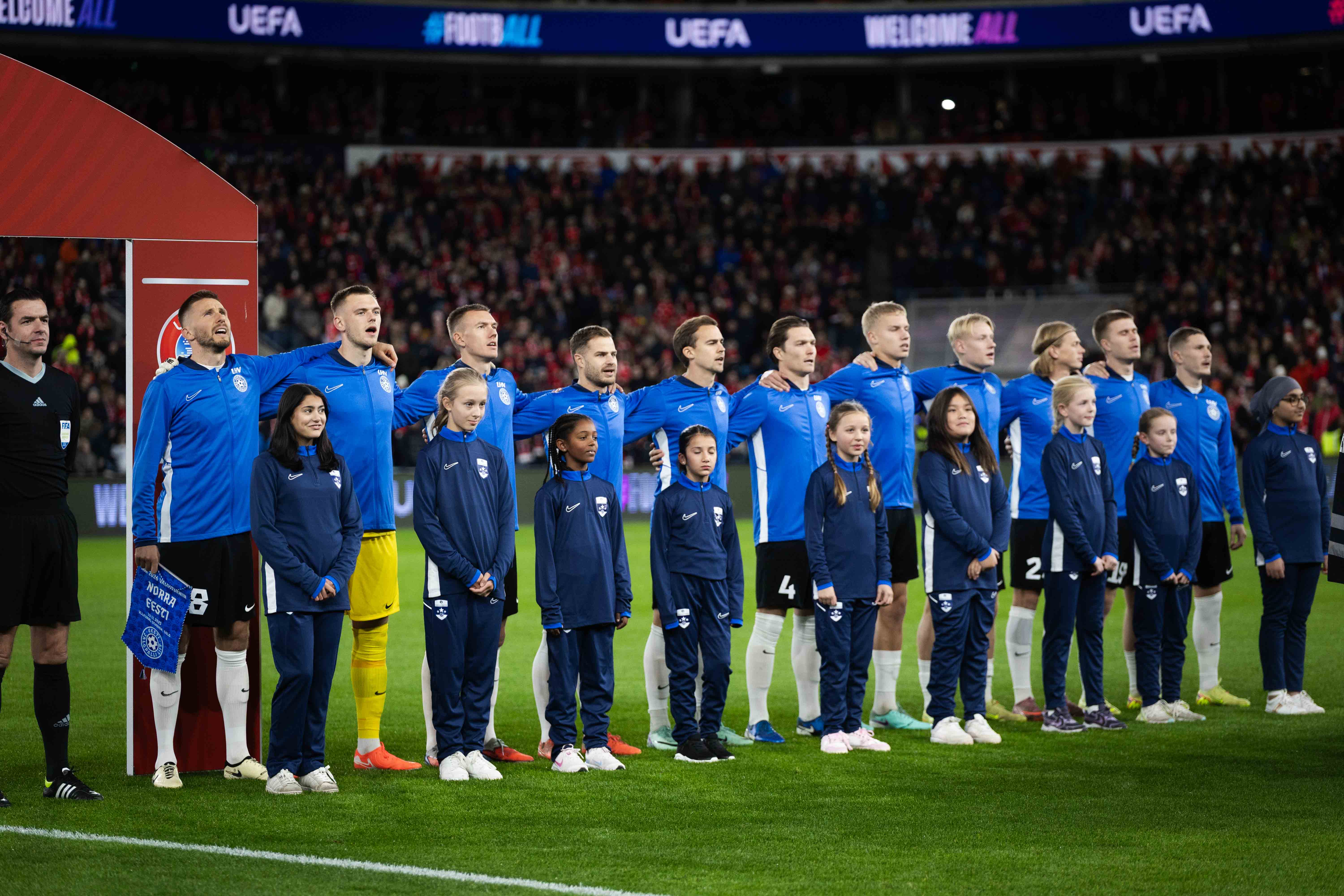 Eesti meeste koondis. Foto: Katariina Peetson / jalgpall.ee