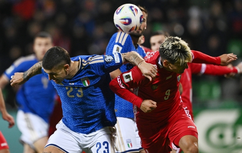 Itaalia teenis Moldovas raske võidu, Prantsusmaa kindlustas MM-pileti, Ronaldo sai punase ja Portugal koperdas Iirimaal