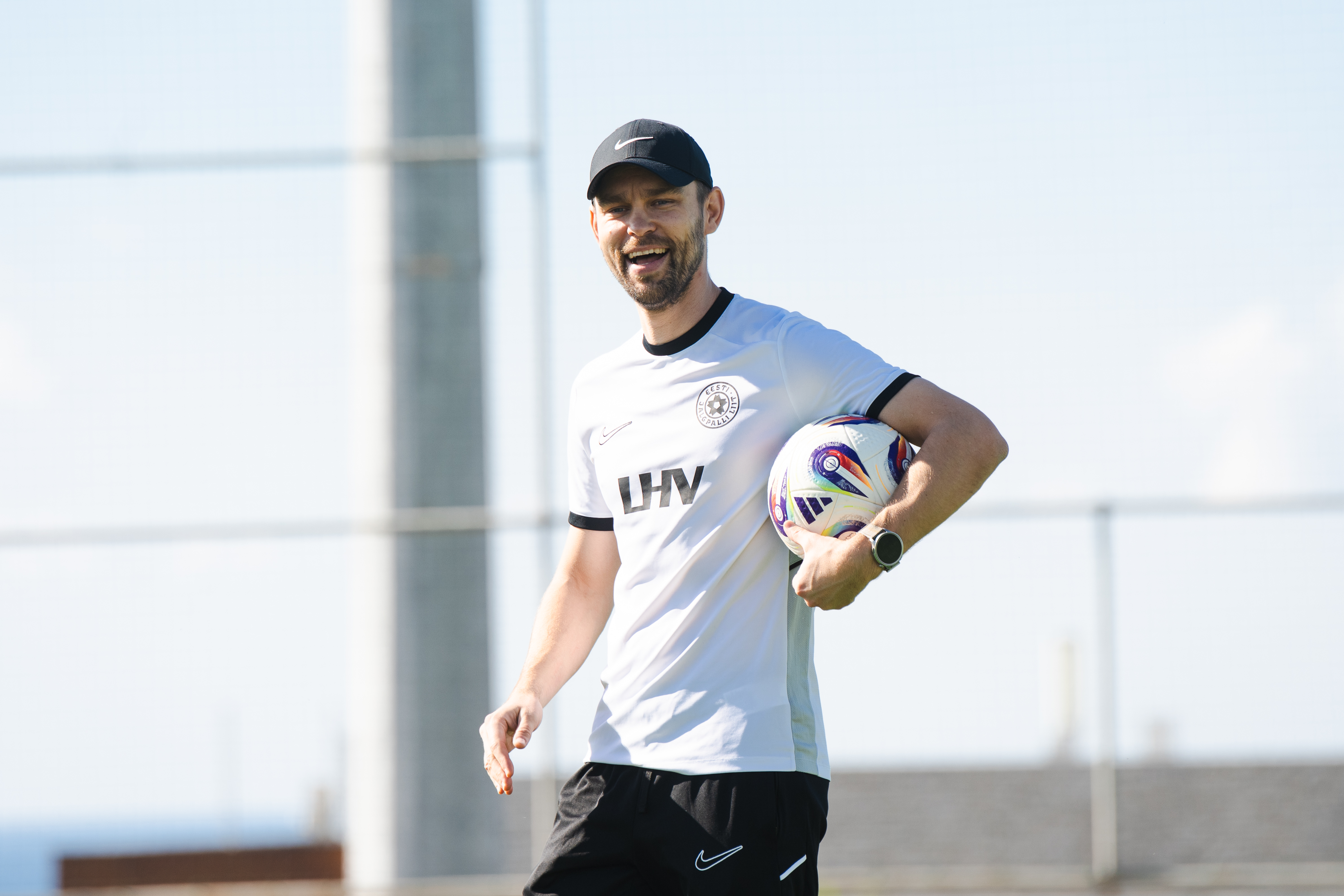Eesti koondise peatreener Jürgen Henn. Foto: Liisi Troska / jalgpall.ee
