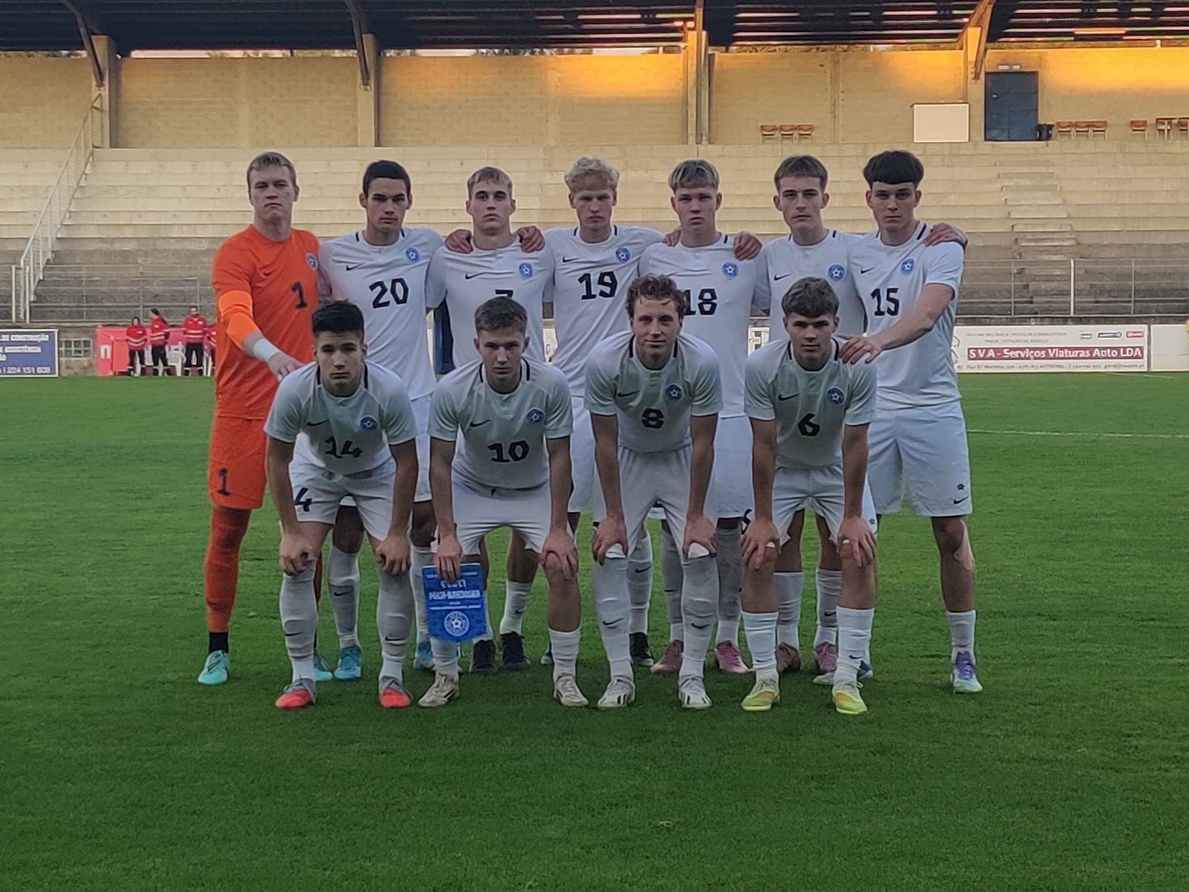 Eesti U19 noormeeste koondis jäi valikgrupis viimaseks. Foto: Eesti Jalgpalli Liit