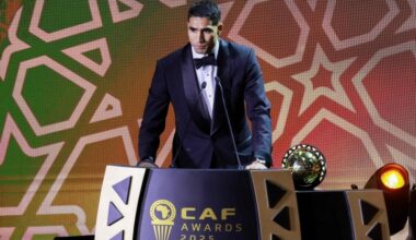 Aafrika aasta jalgpalluriks valiti paremkaitsja Hakimi