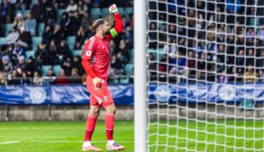 Itaalia koondise väravavaht Gianluigi Donnarumma tänavu sügisel A. Le Coq Arenal. Foto: Brit Maria Tael