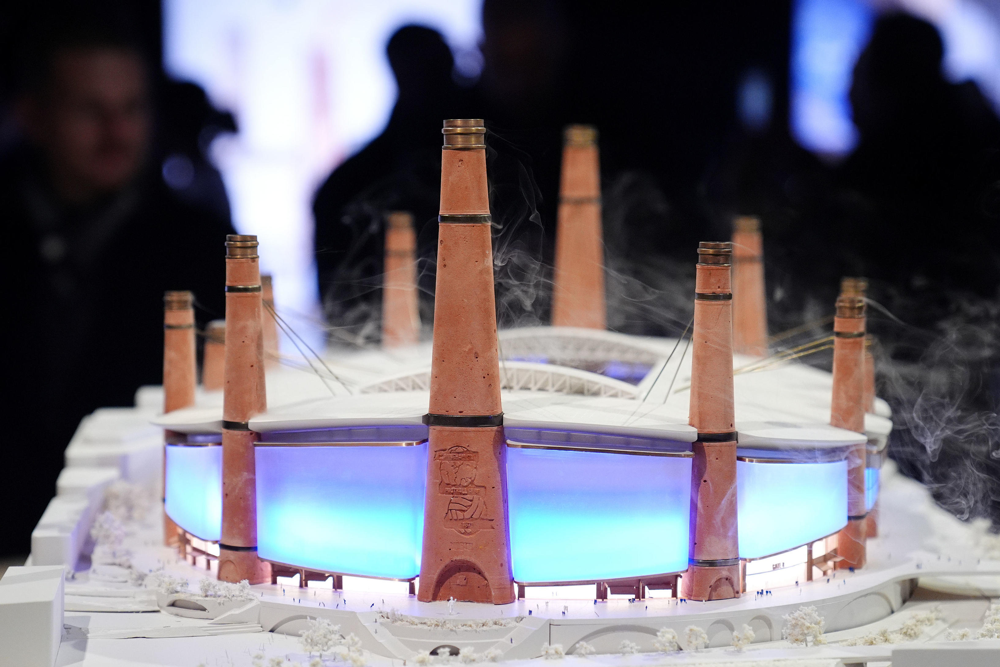 Birmingham City uue staadioni makett. Foto: Scanpix / Jacob King / AP