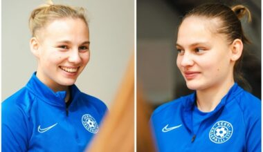 Aleksandra ja Nicole Kelli. Fotod: Liisi Troska / jalgpall.ee