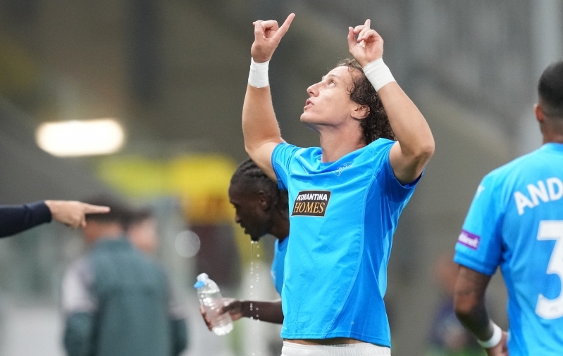 Nüüdseks Pafose keskkaitsja David Luiz. Foto: Scanpix / Petros Karadjias / AP Photo