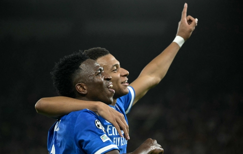 Kylian Mbappe lõi neli väravat! Foto: Scanpix / Angelos Tzortzinis / AFP