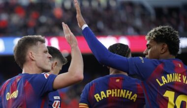 Barcelona jäi juba 43. sekundil kaotusseisu, kuid Lamine Yamal ja Dani Olmo reageerisid kiiresti