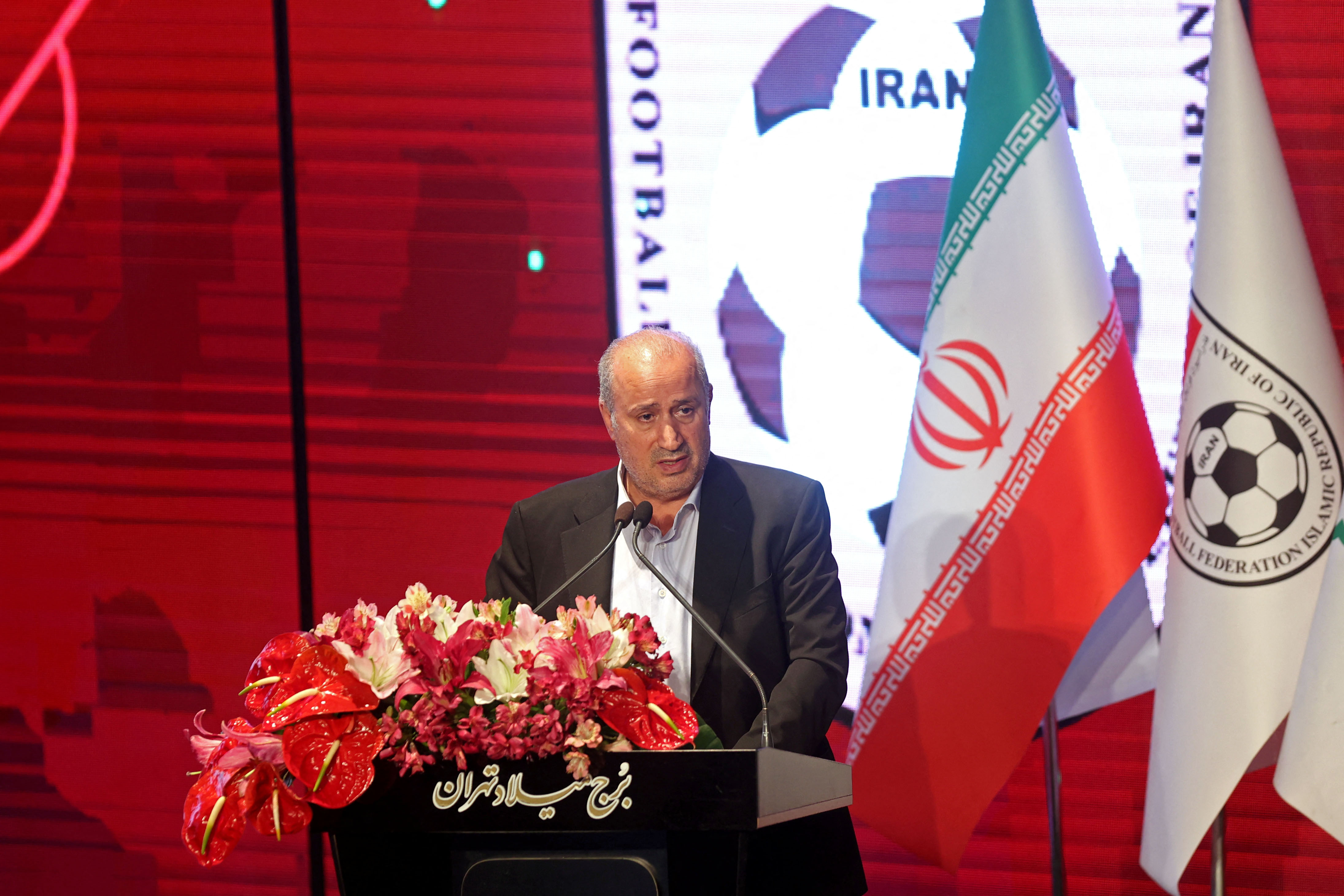 Iraani jalgpalliliidu president Mehdi Taj. Foto: Scanpix / Atta Kenare / AFP