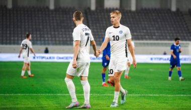 Robi Saarma ja Kevor Palumets. Foto: Liisi Troska / jalgpall.ee