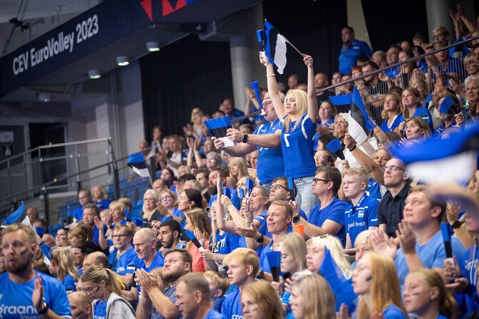 Algas piletimüük võrkpalli EM-finaalturniiri Eesti fännisektorisse | Võrkpalli Eesti koondis