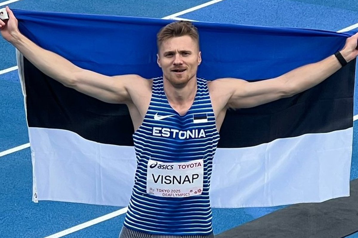 Tanel Visnap võitis kurtide olümpiamängudel 100 meetri jooksus kuldmedali