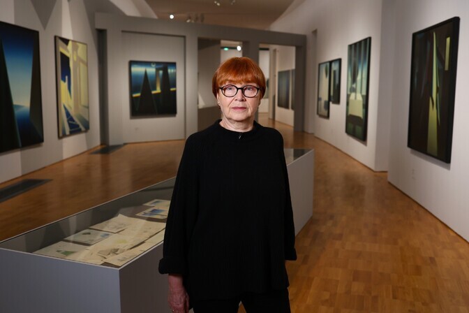 Retrospektiivnäituse avanud Mari Kurismaa: kartsin oma vanade maalidega kohtuda | Kunst