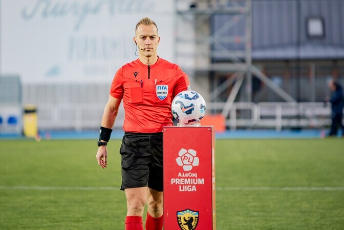 Konverentsiliiga mängul oli ametis kuus Eesti kohtunikku | Jalgpall