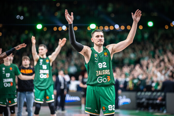 Žalgiris taastas neljanda järjestikuse võiduga Euroliiga liidrikoha | Korvpall