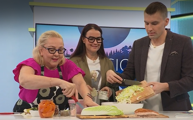 Telekokk Lia Virkus: minu lohutustoit on hapukapsasalat | Terevisioon