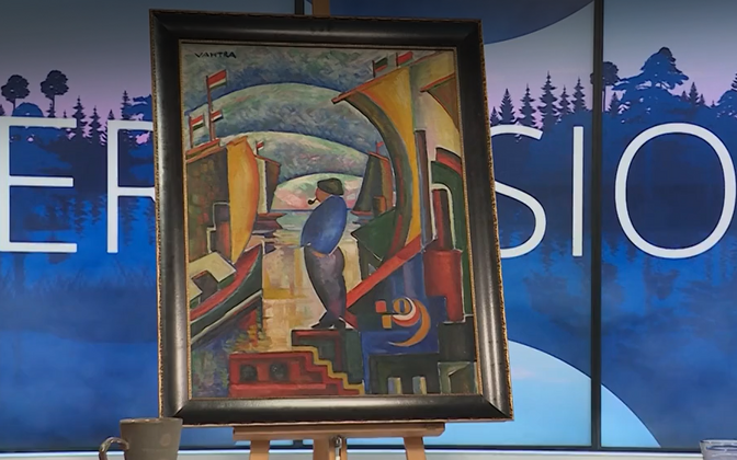 Liivrand: kaua kadunud Jaan Vahtra maal on oma aja moodsa kunsti tippteos | Terevisioon