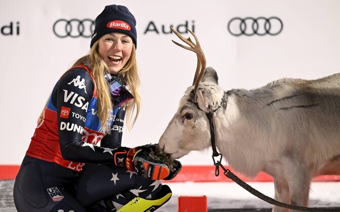 Shiffrin võitis üheksandat korda Levil slaalomi | Mäesuusatamine