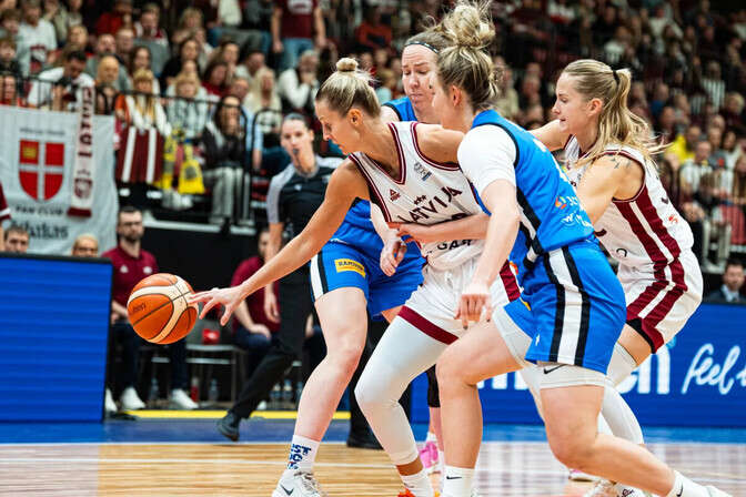 Naiste korvpallikoondis sai tugevalt Lätilt kindla kaotuse | Korvpalli Eesti koondis