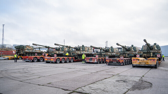 Eestisse jõudis kuus uut K9 liikursuurtükki | Eesti