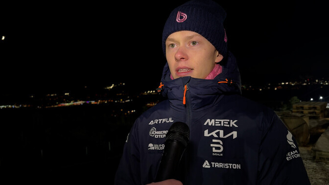 Aigro: esimene tõuge jäi hilja peale, teine oli rapsakas | Suusahüpped