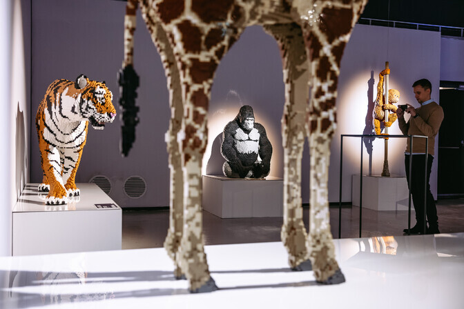 Galerii: rahvusvahelise klotsinäituse "Art of the Brick" avamine | Kunst