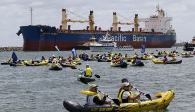 Kliimaaktivistid peatasid Austraalia ühe suurema söesadama töö | uudised