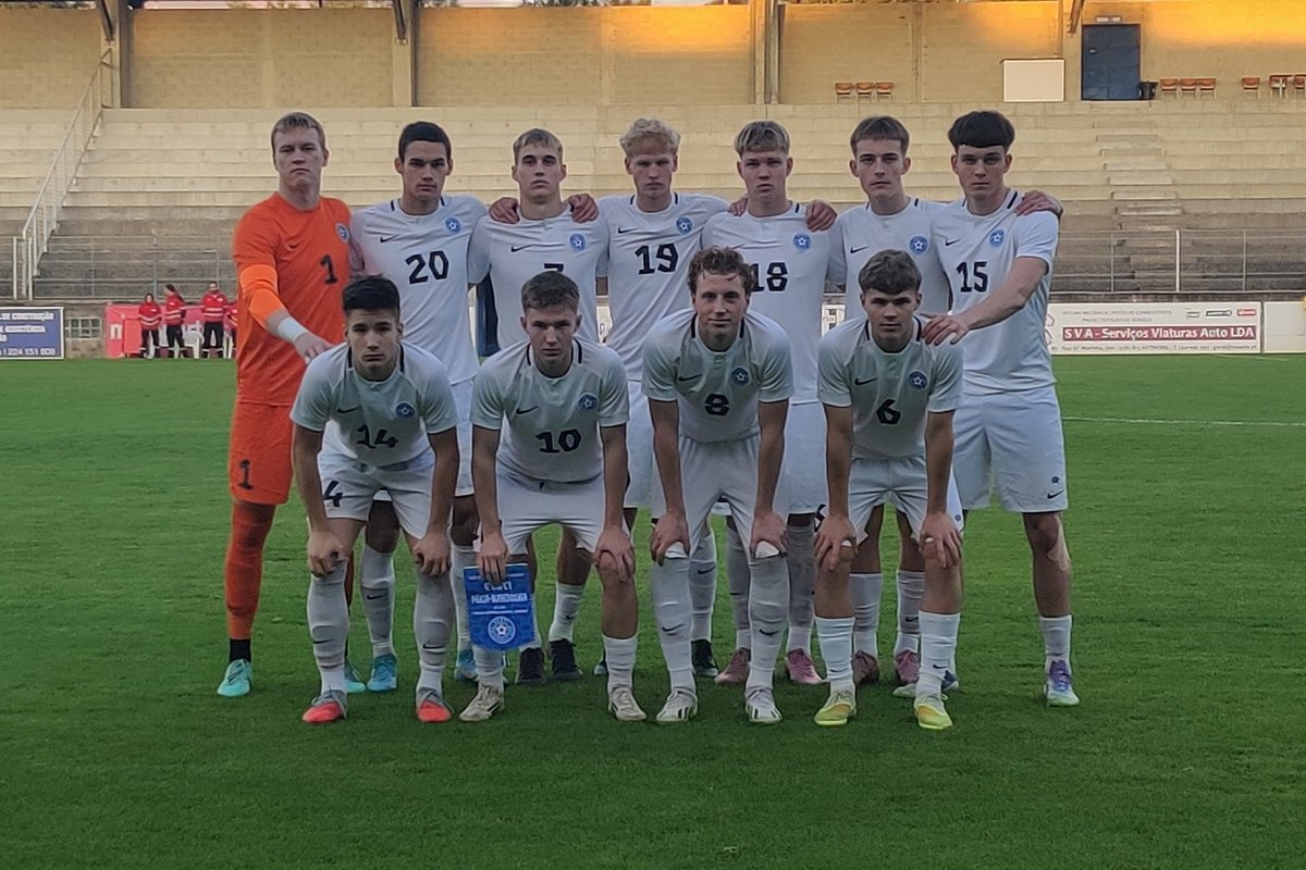 Kaks üllatust sepistanud Eesti U19 vutikoondis lõpetas valikturniiri kaotusega