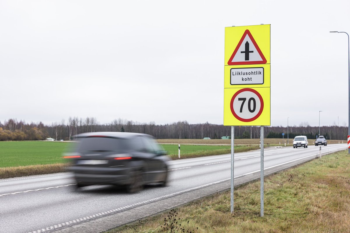 Transpordiamet tähistab üle Eesti liiklusohtlikke kohti. Uued märgid sai ka Nõo surmaavarii toimumispaik