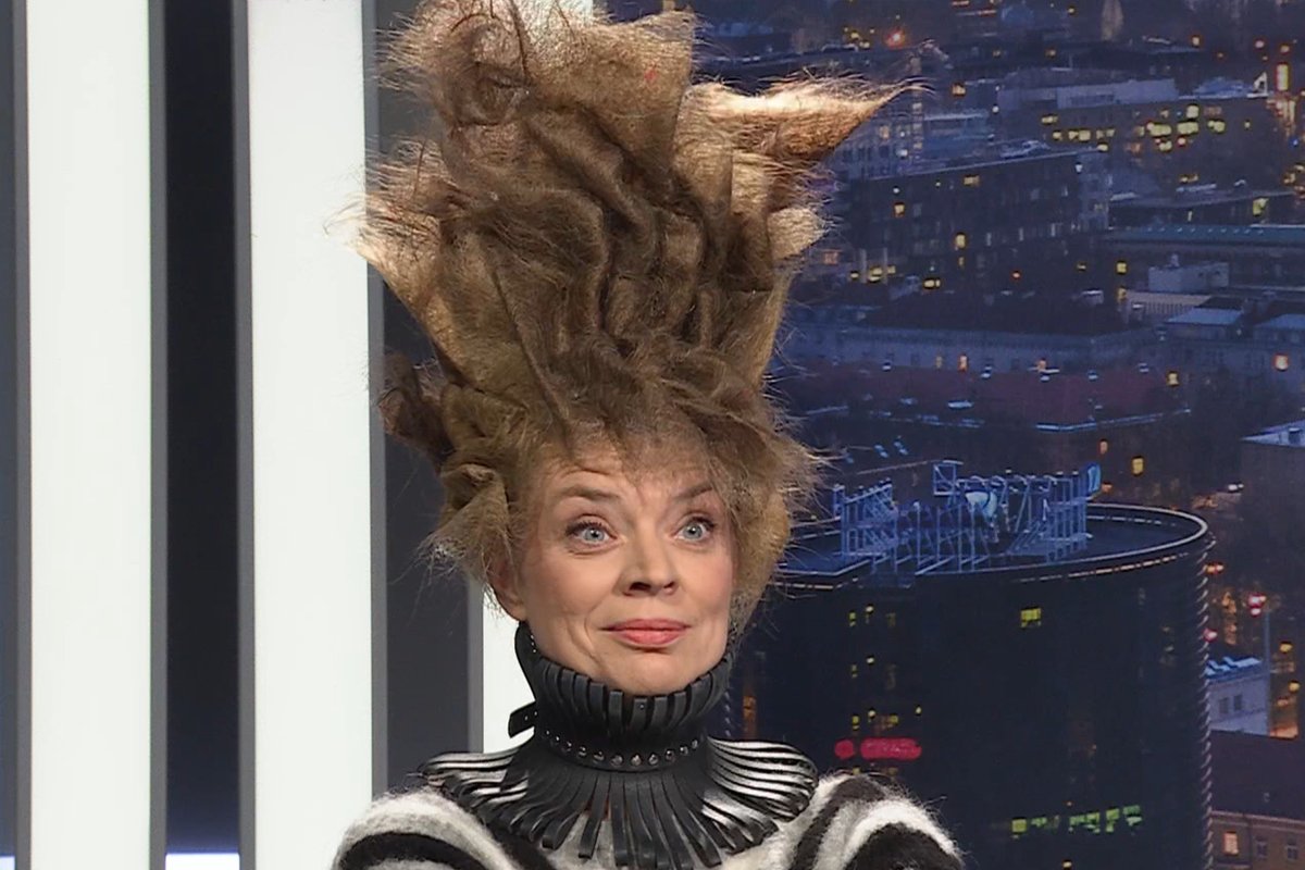 Grete Lõbu sai otse-eetris uhke kunstsoengu. „Mõtle, kui käiksin niimoodi, siis kõik kardaksid ja mõtleksid, et minus ikkagi on mingit sisu“