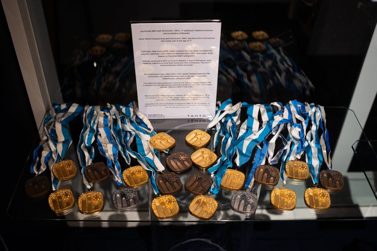 Legendaarse Matti Nykäneni esemed maandusid kuuks ajaks spordimuuseumisse