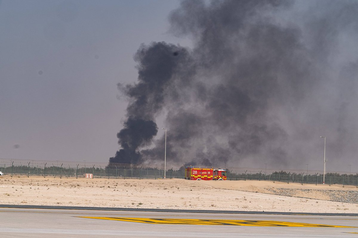 VIDEO | Dubai lennuetendusel kukkus alla India hävituslennuk