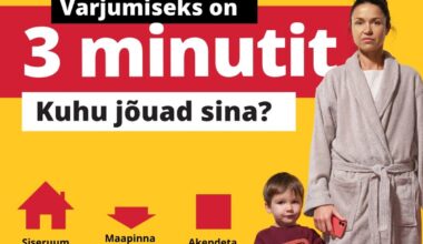 Kui varjumiseks on 3 minutit... „Pigem palvetan, las noored jooksevad“