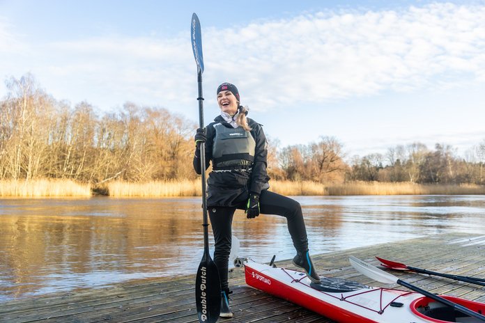 UUS VÄLJAKUTSE Epp Kärsin võtab ette uue väljakutse - aerutada kevadel Võhandu maratonil 100 kilomeetrit.