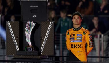 Pööre tiitliheitluses! Norris ja Piastri said Las Vegase GP-l disklahvi, Verstappen vähendas konkurentidega kõvasti vahet