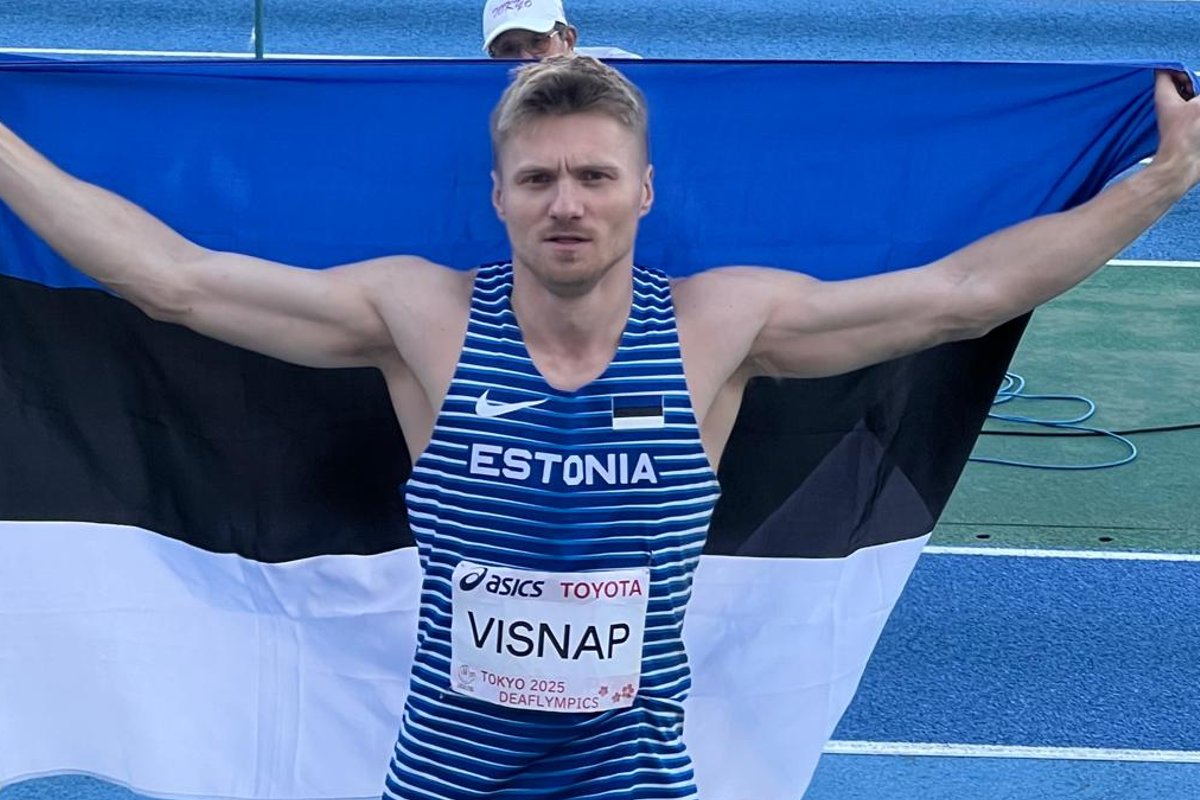 Kolmas kuldmedal! Tanel Visnap jäi kurtide olümpial võitmatuks ka kaugushüppes