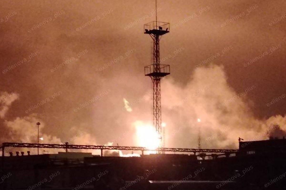 Venemaad tabasid öösel droonirünnakud. Süttis järjekordne naftatöötlustehas