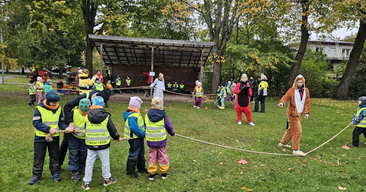 Rammulaste köievedu tõi Mustamäe lasteaialapsed sportlikule mõõduvõtule